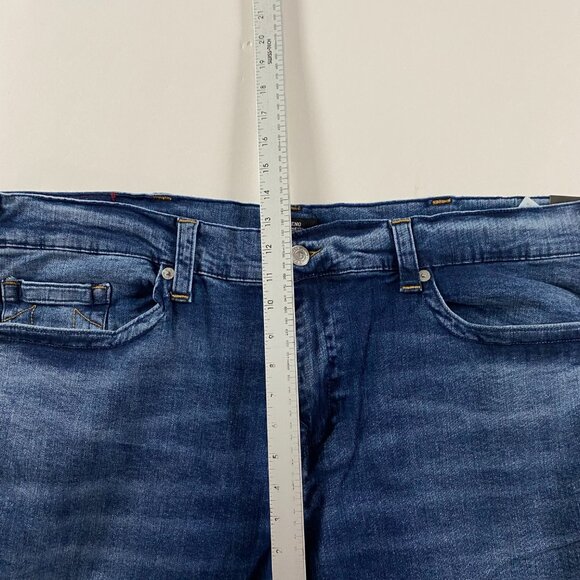 NWT True Religion Geno Relaxed Slim Jeans Men's 44 Stretch Medium Ink Blue SN - Picture 13 of 16